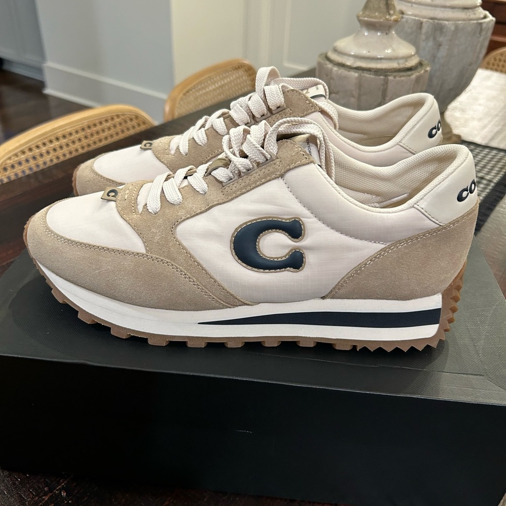 COACH Women's Runner "C" Lace Up Jogger Sneakers